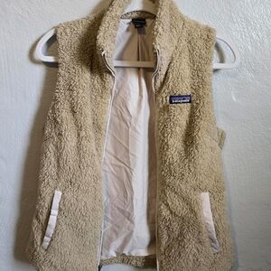 Patagonia Tan Fleece Vest